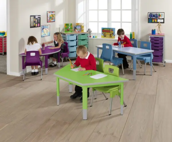 Height Adjustable Semi Circular Table - Image 2