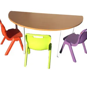 National School Semi Circular Table