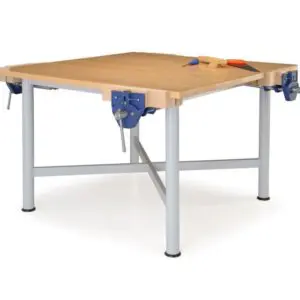 Four Person Multi- Material Bench Round Leg