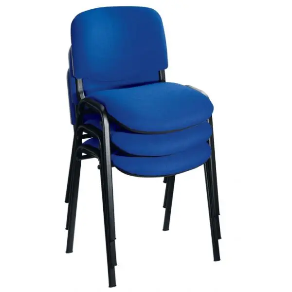 Teachers Meeting Chair With Upholstered Seat and Back - Image 5