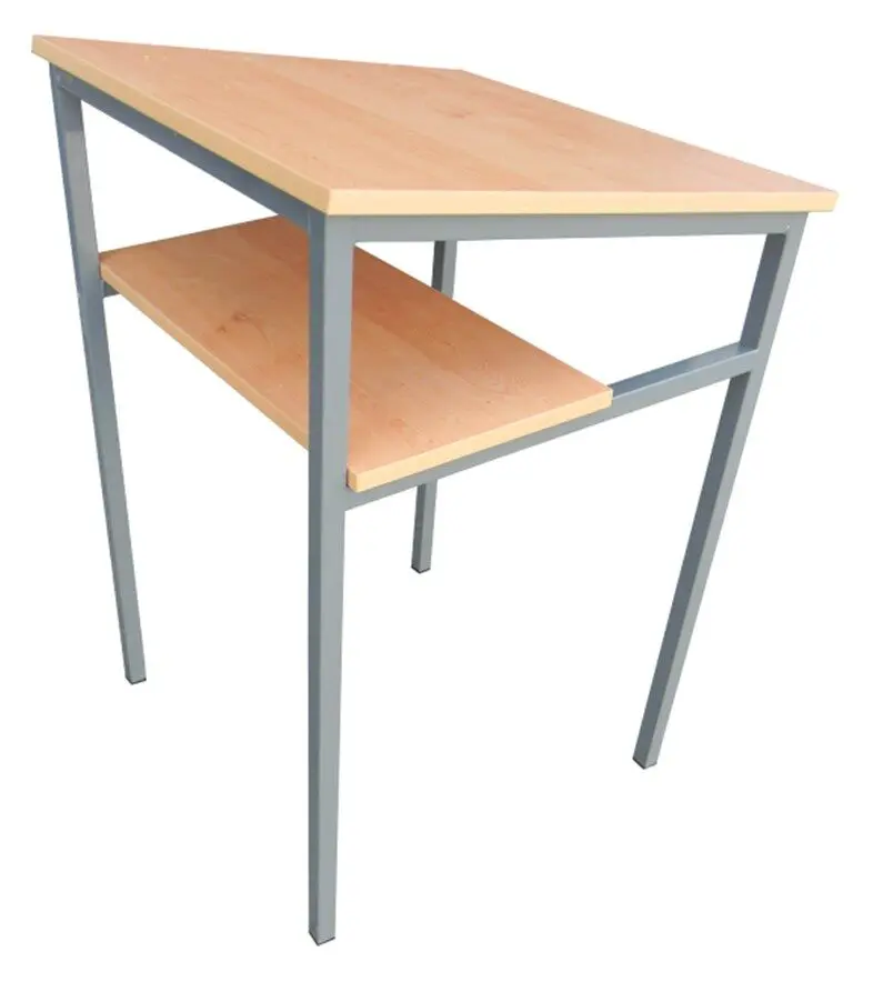 Single Student Drawing Table with sloped top