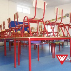 red ns chair tables
