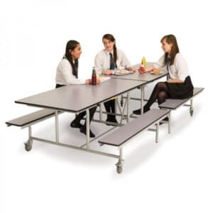 Spaceright Mobile Folding Bench Table Seating Unit
