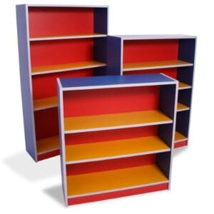 Multi Coloured Bookcases