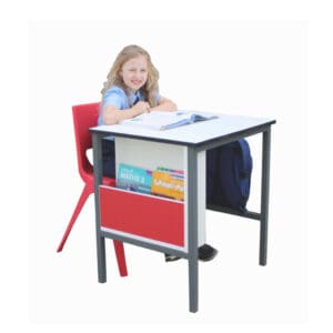 Single Table with Side Loading Book Storage