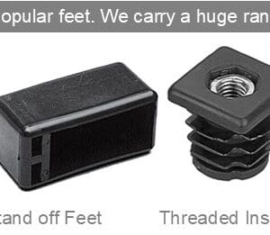 M10 25mm Threaded Square Insert