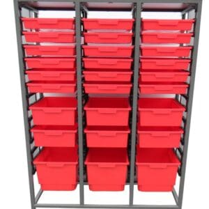 Science 3 Colum Tray Storage Unit