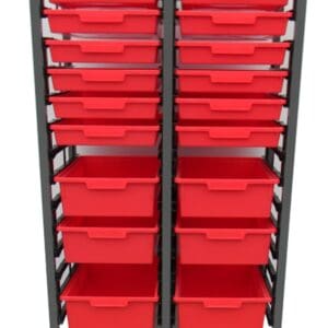 Science 2 Colum Tray Storage Unit
