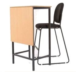 Teachers High Single Table With Modesty Panel