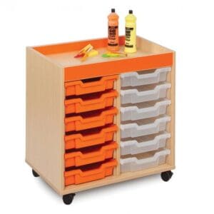 Premium Tote Tray Trolley Twelve Tray