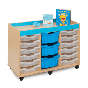 Premium Tote Tray Trolley 18 Tray